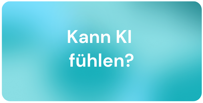 Blogbild Kann KI fühlen