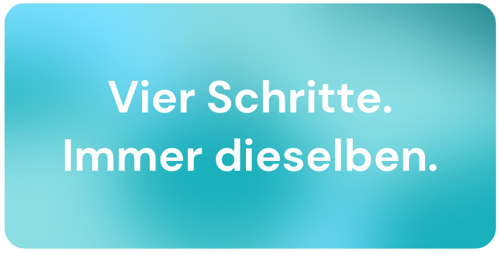 Bolgbild Vier Schritte